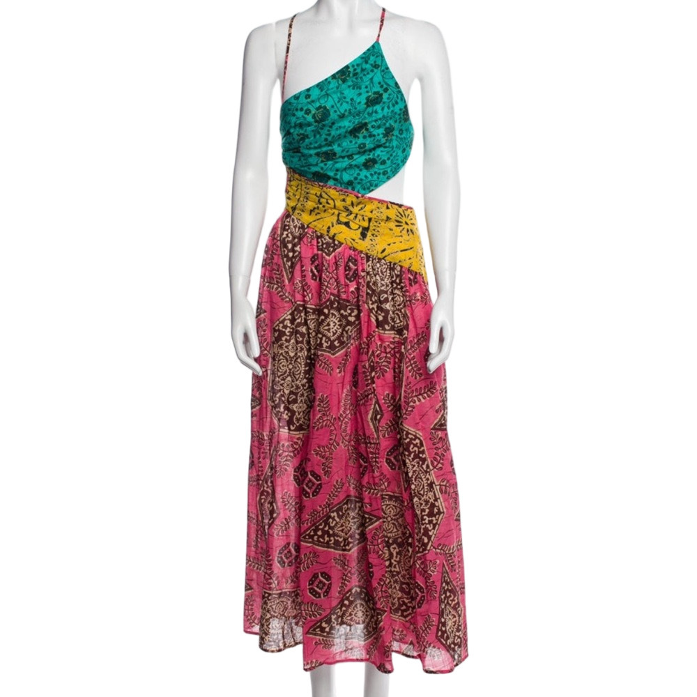 Zimmermann Paisley Print Cotton Maxi Dress – Brand 0 /Size XS From Black Panther - Picture 4 of 13
